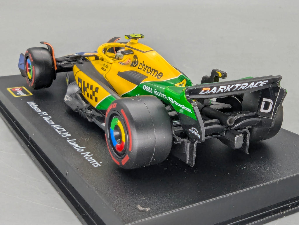 Modellautos 1:43 Bburago McLaren F1 Team MCL38 Monaco GP 2024 #4 Lando Norris mit OVP