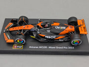 Modellautos 1:43 Bburago McLaren F1 Team MCL38 Miami GP 2024 #81 Oscar Piastri mit OVP