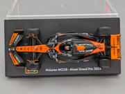 Modellautos 1:43 Bburago McLaren F1 Team MCL38 Miami GP 2024 #81 Oscar Piastri mit OVP
