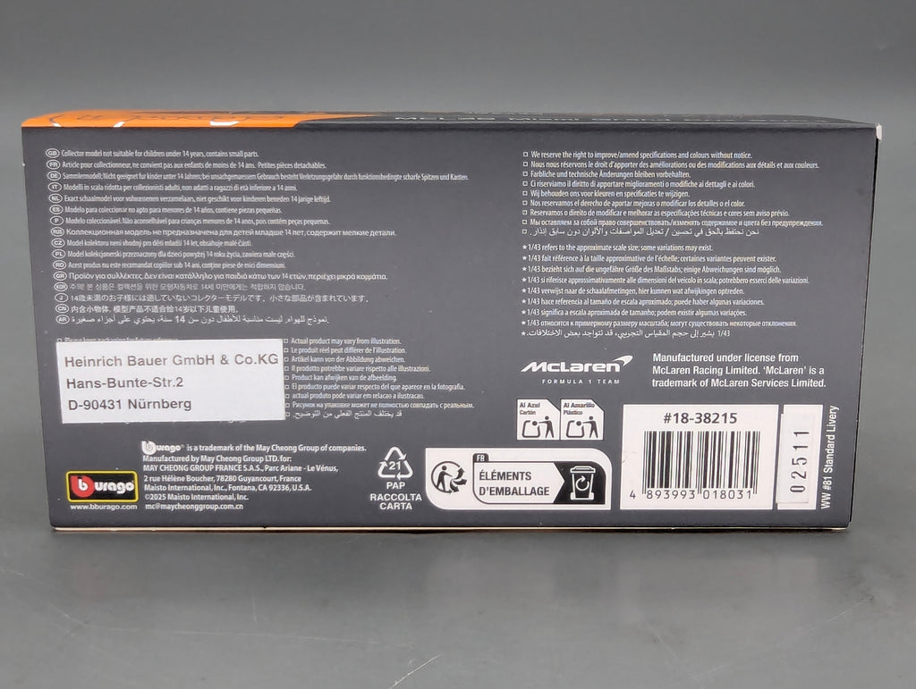 Model Cars 1:43 Spark S9609 Lamborghini Huracan GT3 EVO FIA Vallelunga 2019 #58 OVP