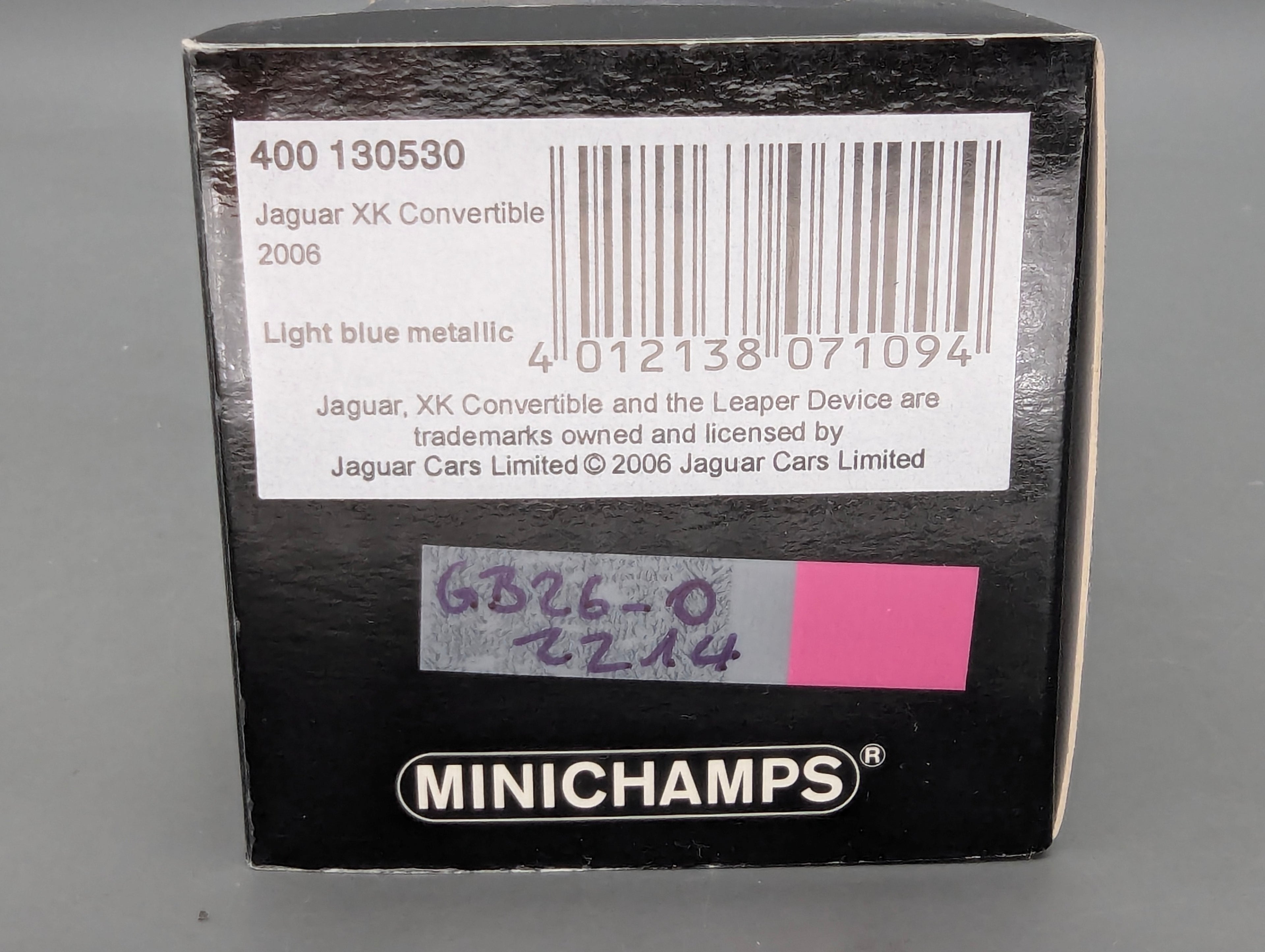 Model Cars 1:43 Minichamps Mercedes Benz SL65 AMG Black Series Silver with original packaging