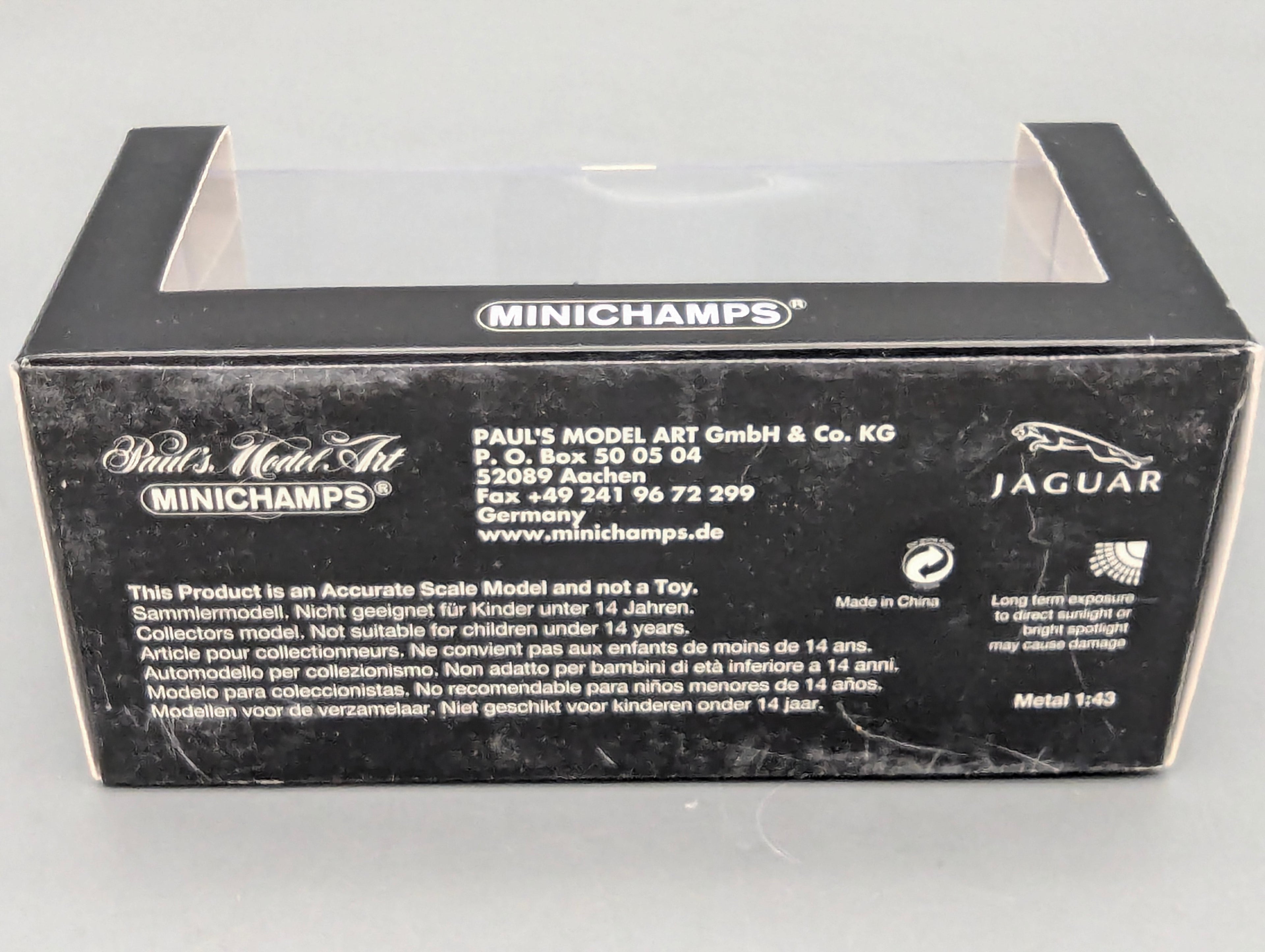 Modellautos 1:43 Minichamps Jaguar XK Coupe 2006 Liquid Silver mit OVP