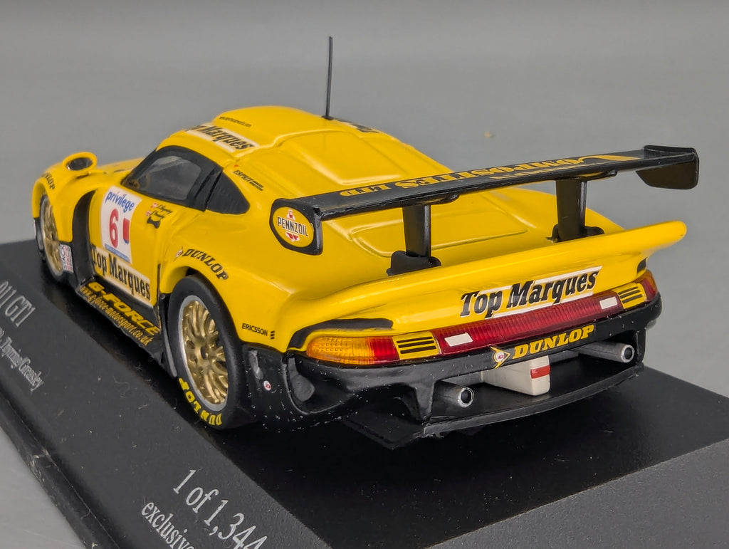 Model Cars 1:43 Minichamps Mercedes Benz SL65 AMG Black Series Silver with original packaging