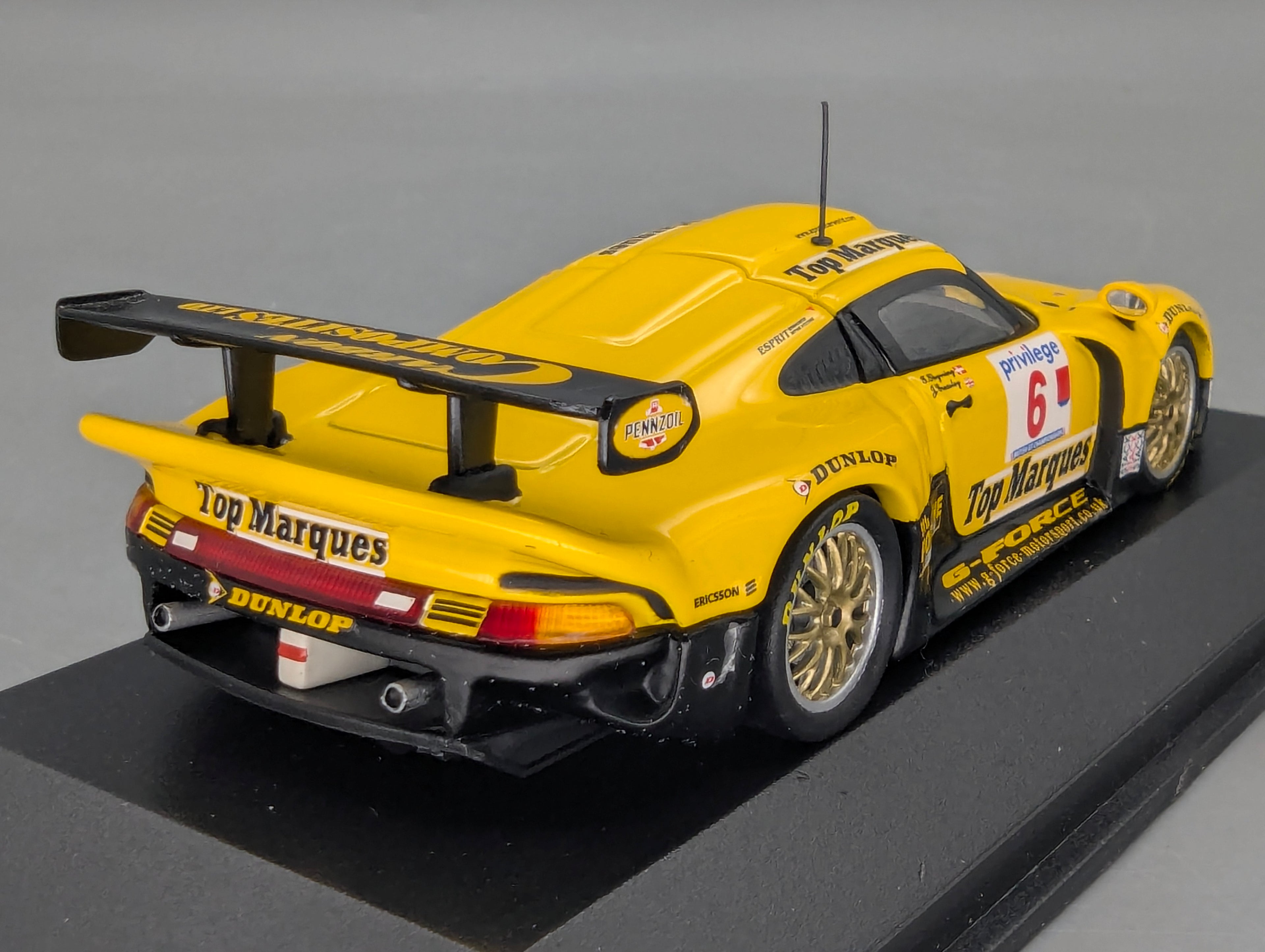 Model Cars 1:43 Minichamps Mercedes Benz SL65 AMG Black Series Silver with original packaging