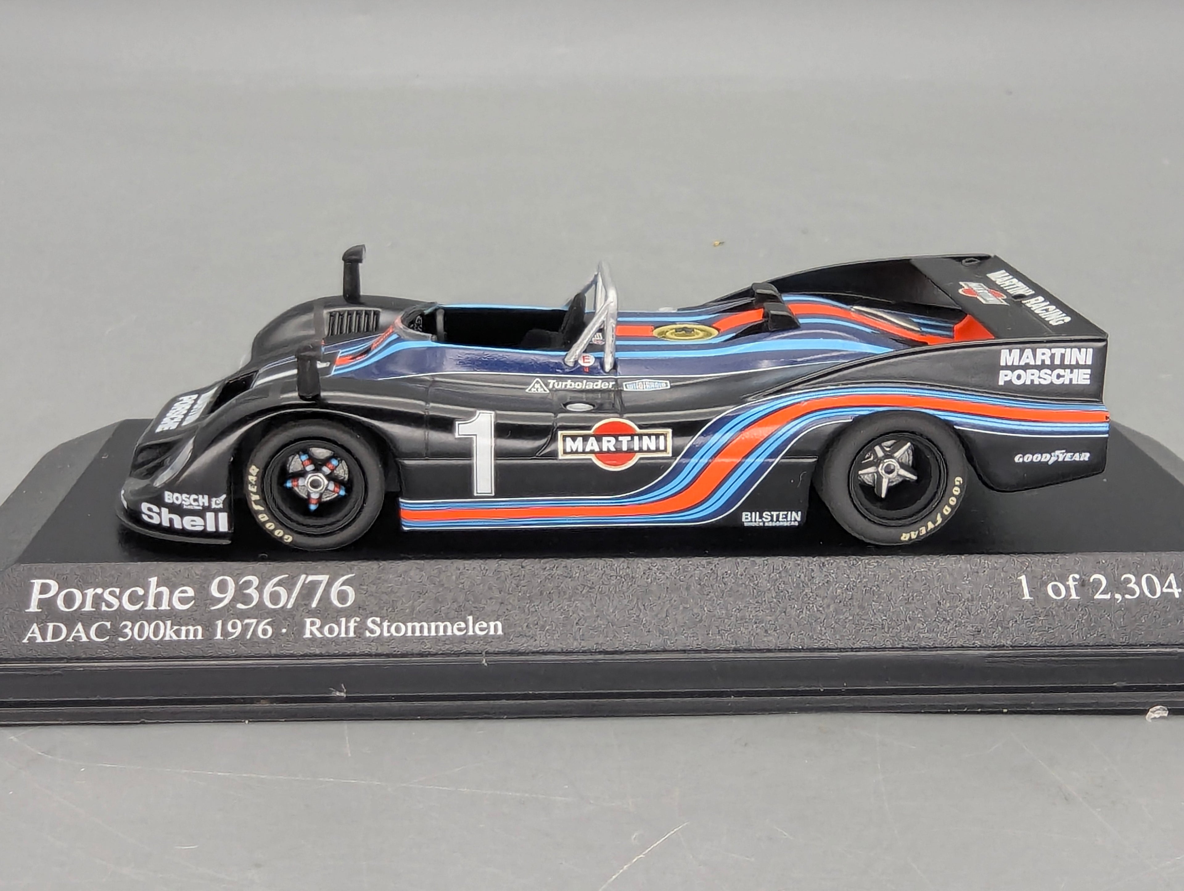 Modellautos 1:43 Minichamps Porsche 936/76 ADAC 300km 1976 #1 Rolf Stommelen mit OVP