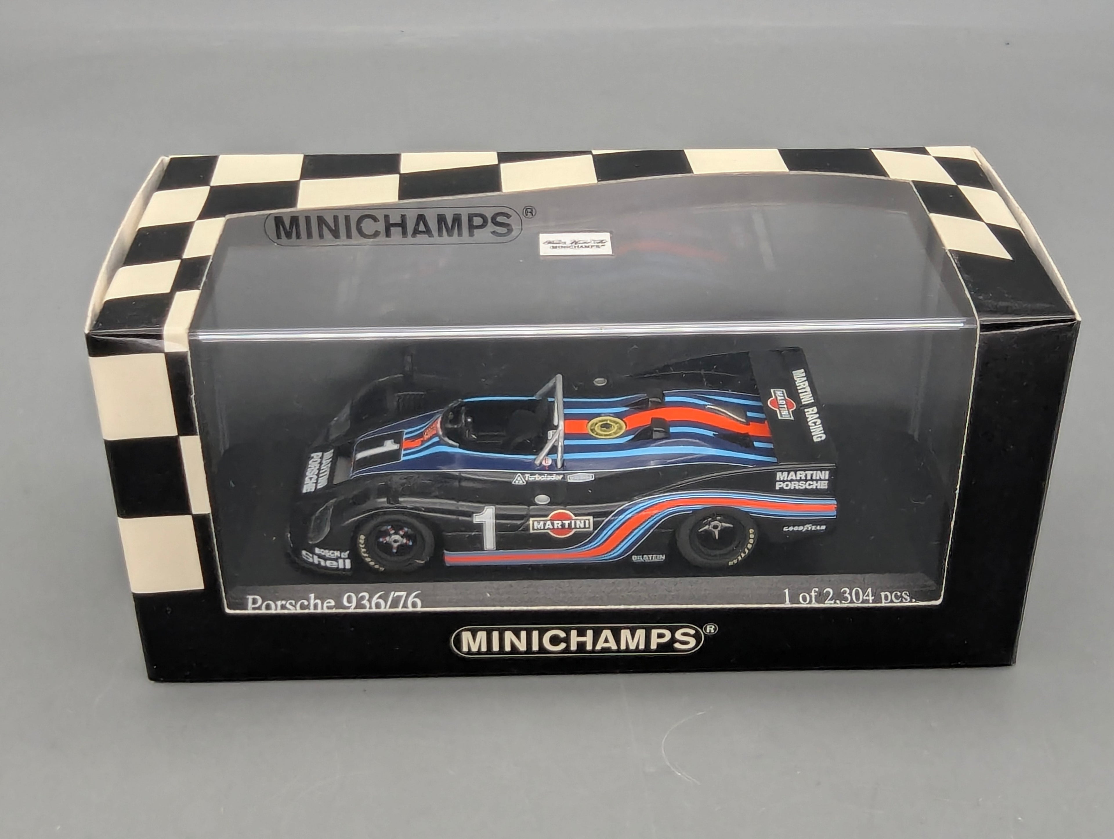 Modellautos 1:43 Minichamps Porsche 936/76 ADAC 300km 1976 #1 Rolf Stommelen mit OVP