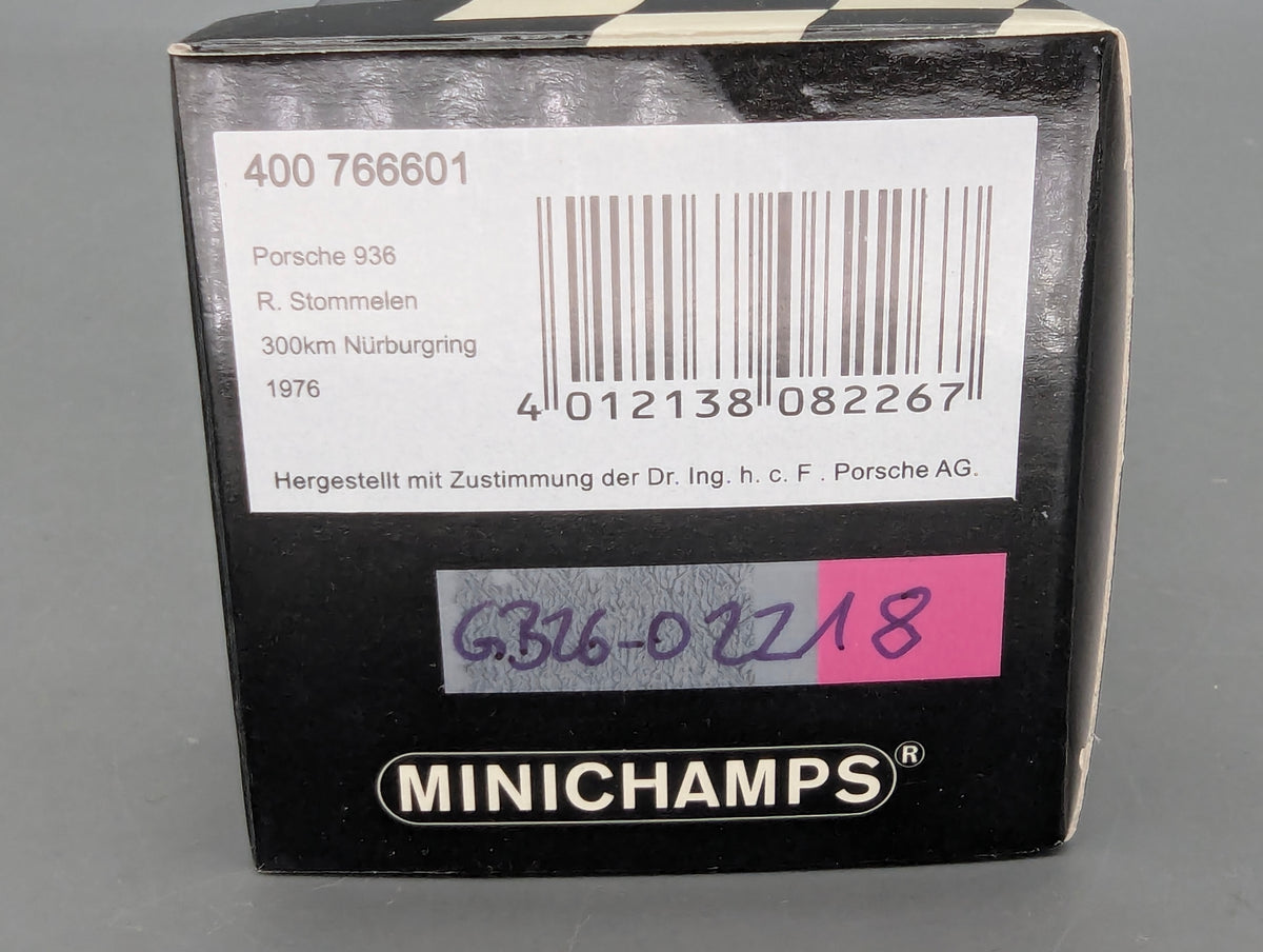 Modellautos 1:43 Minichamps Porsche 936/76 ADAC 300km 1976 #1 Rolf Stommelen mit OVP