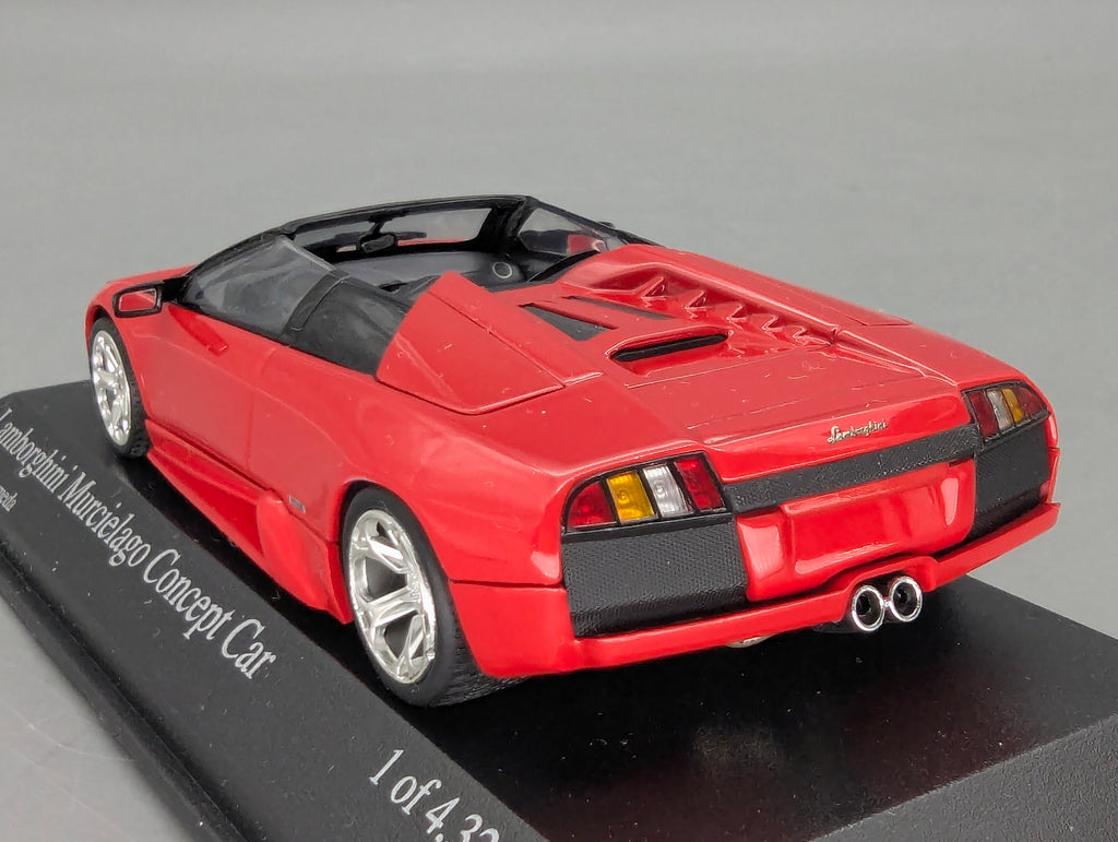 Modellautos 1:43 Minichamps Lamborghini Murcielago Barchetta 2004 Red mit OVP