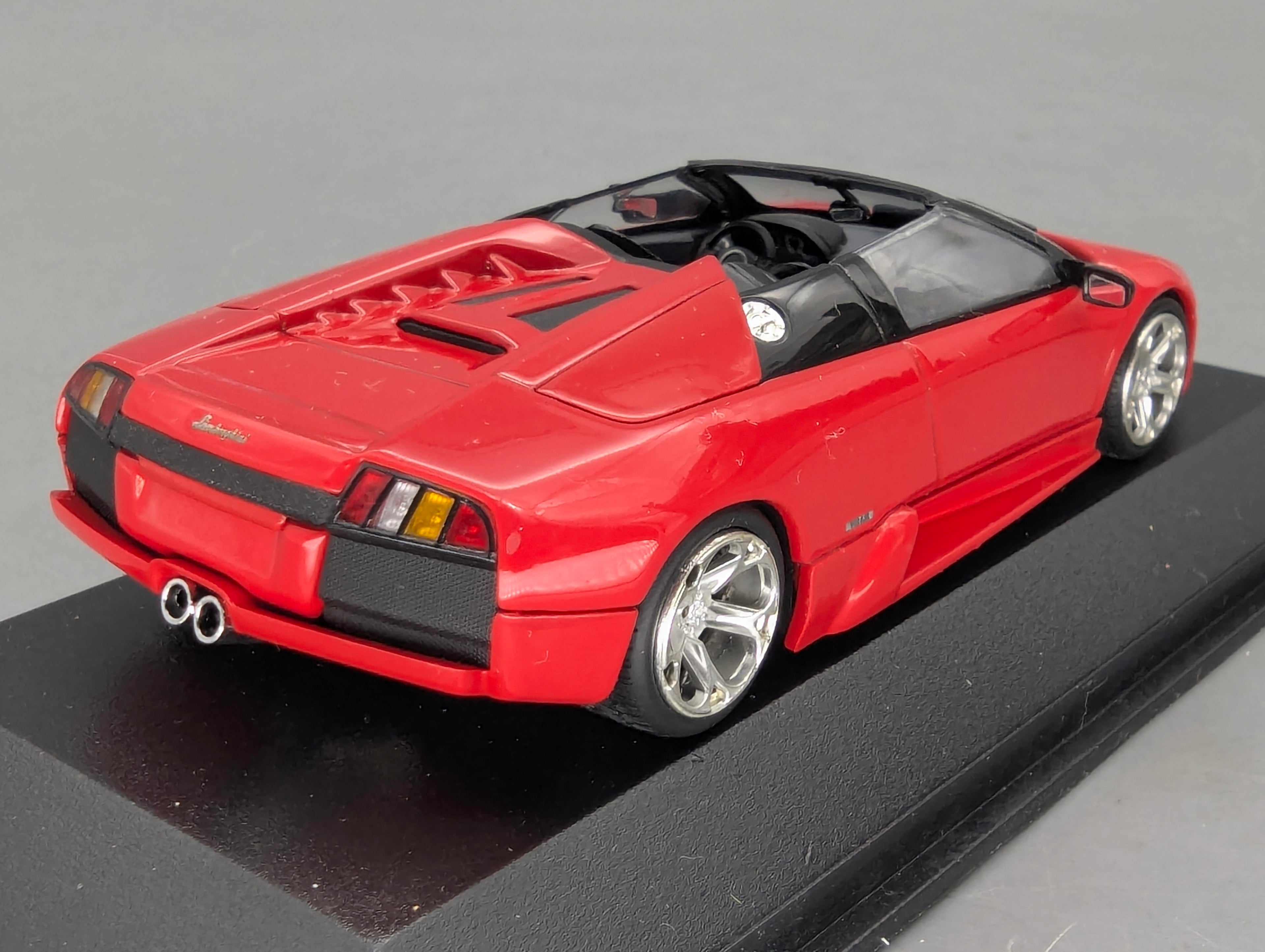 Modellautos 1:43 Minichamps Lamborghini Murcielago Barchetta 2004 Red mit OVP