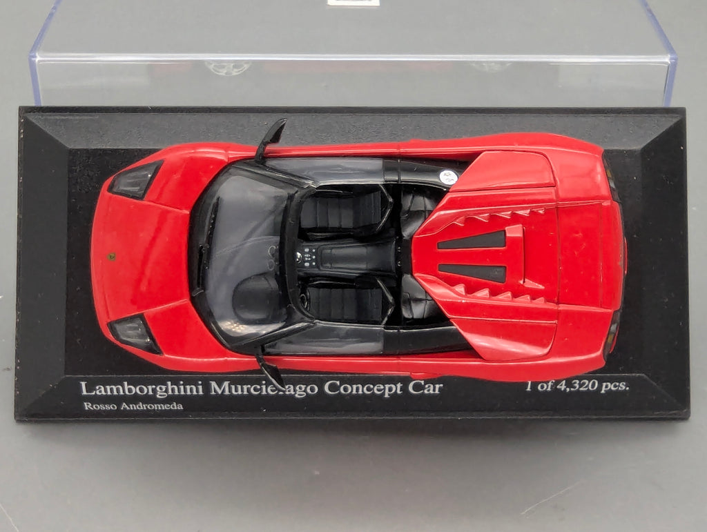Modellautos 1:43 Minichamps Lamborghini Murcielago Barchetta 2004 Red mit OVP