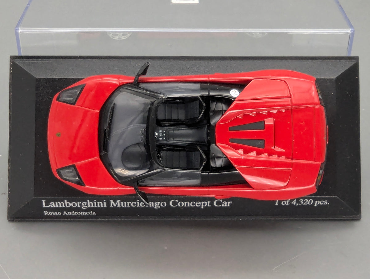 Modellautos 1:43 Minichamps Lamborghini Murcielago Barchetta 2004 Red mit OVP