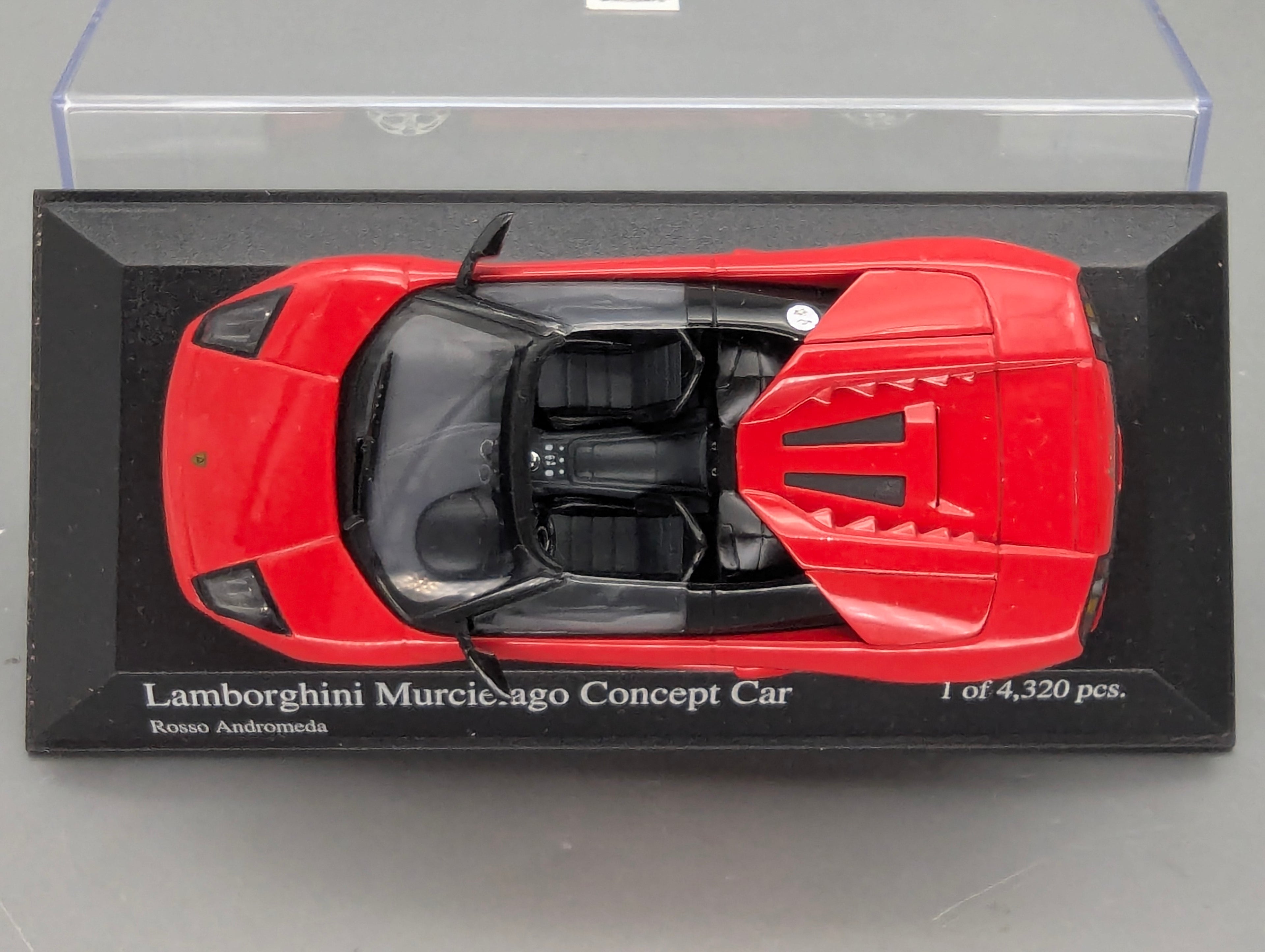 Modellautos 1:43 Minichamps Lamborghini Murcielago Barchetta 2004 Red mit OVP