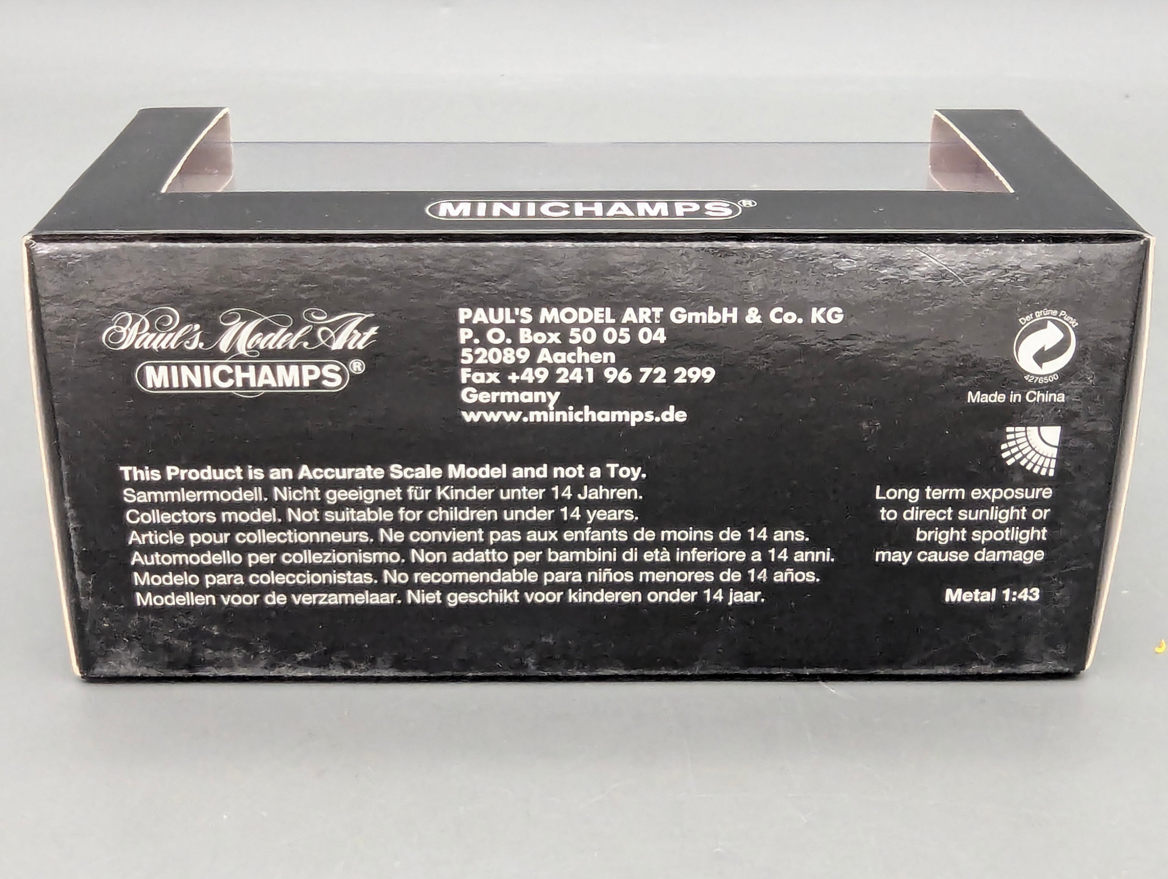 Modellautos 1:43 Minichamps Lamborghini Murcielago Barchetta 2004 Red mit OVP