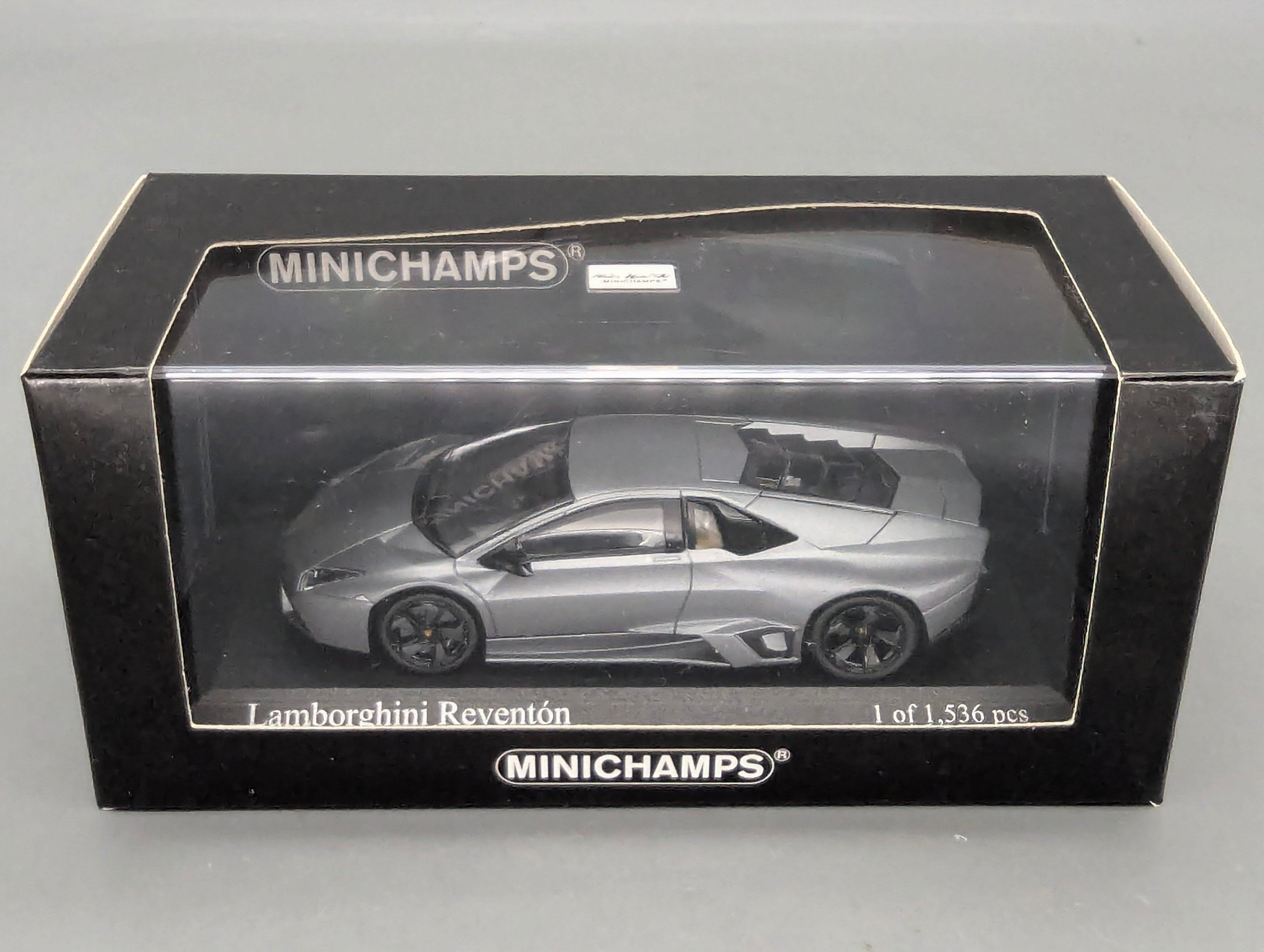 Coches en miniatura 1:43 Minichamps Mercedes Benz SL65 AMG Black Series Plata con embalaje original