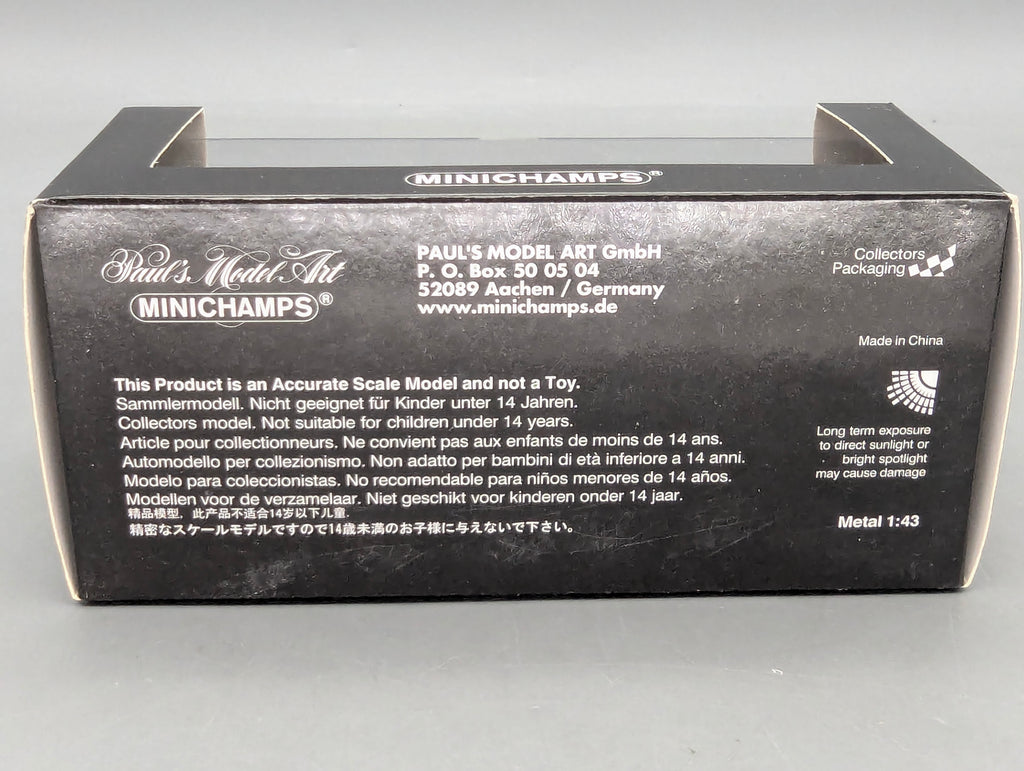 Coches en miniatura 1:43 Minichamps Mercedes Benz SL65 AMG Black Series Plata con embalaje original