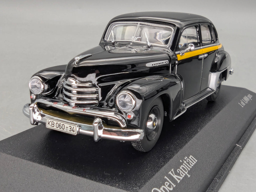 Modellautos 1:43 Minichamps Opel Kapitän 1951 Taxi mit OVP