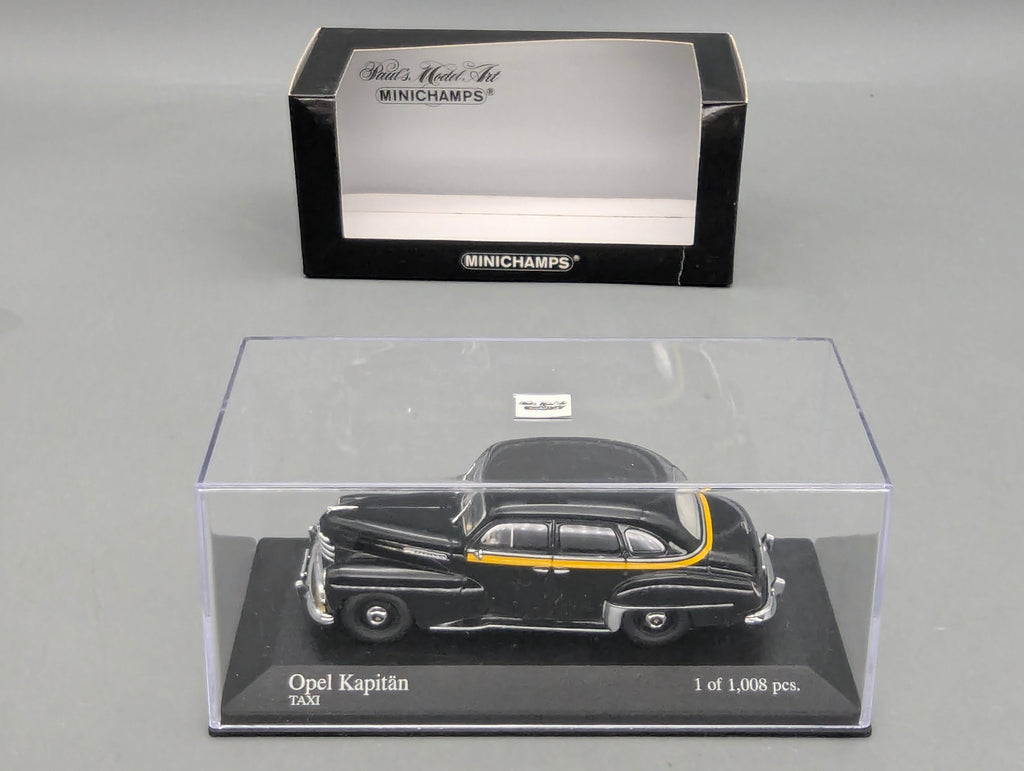 Modellautos 1:43 Minichamps Opel Kapitän 1951 Taxi mit OVP