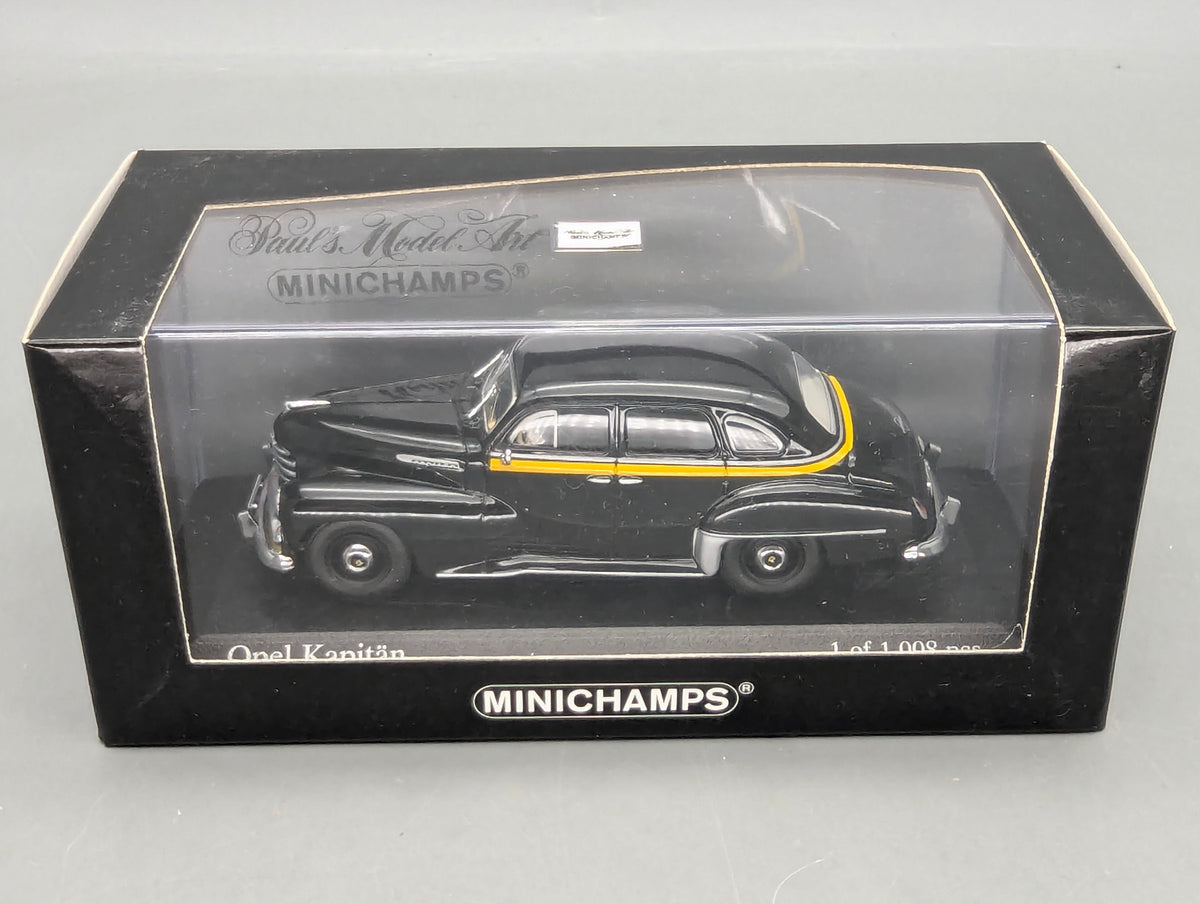 Modellautos 1:43 Minichamps Opel Kapitän 1951 Taxi mit OVP