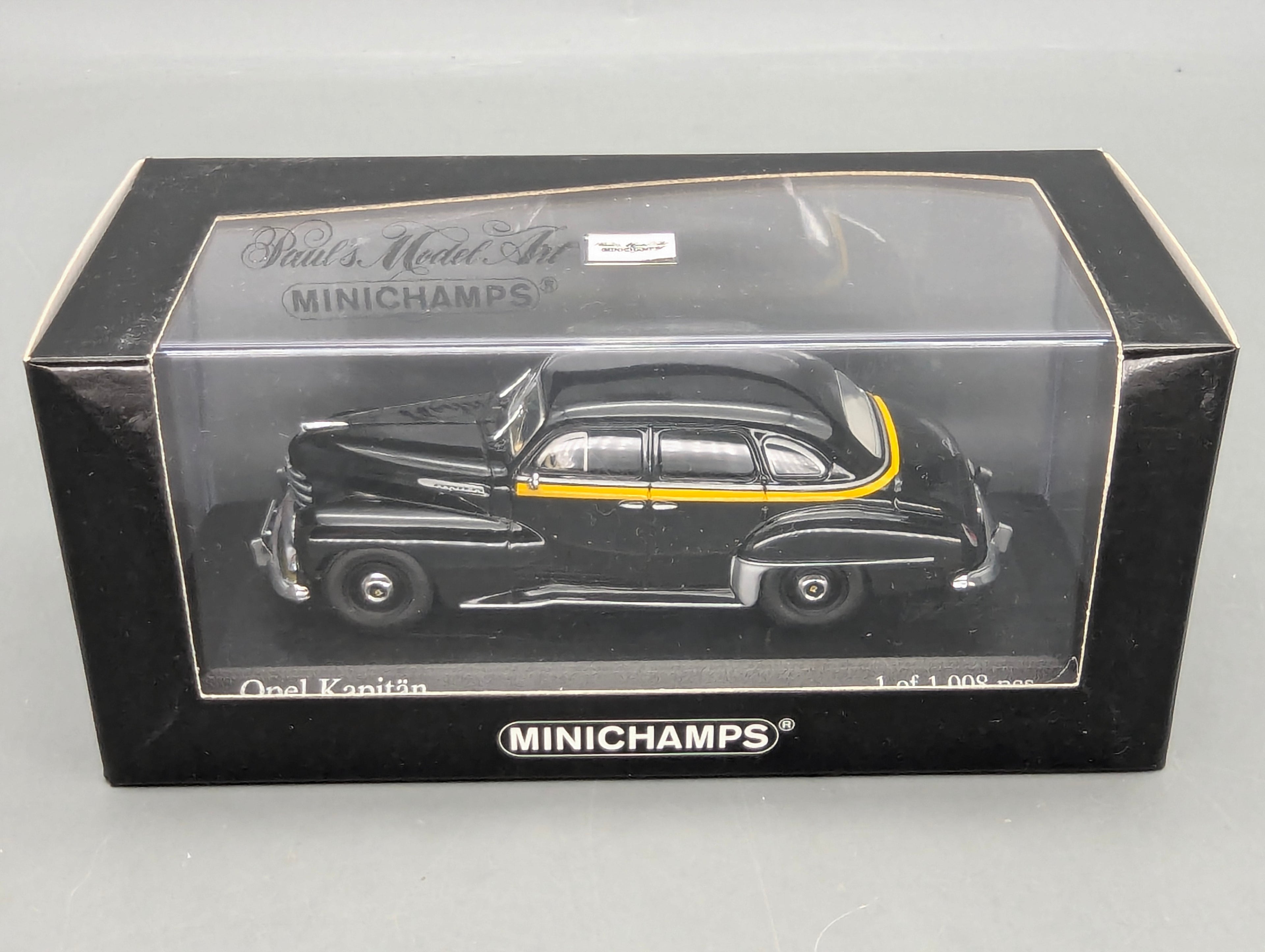 Modellautos 1:43 Minichamps Opel Kapitän 1951 Taxi mit OVP
