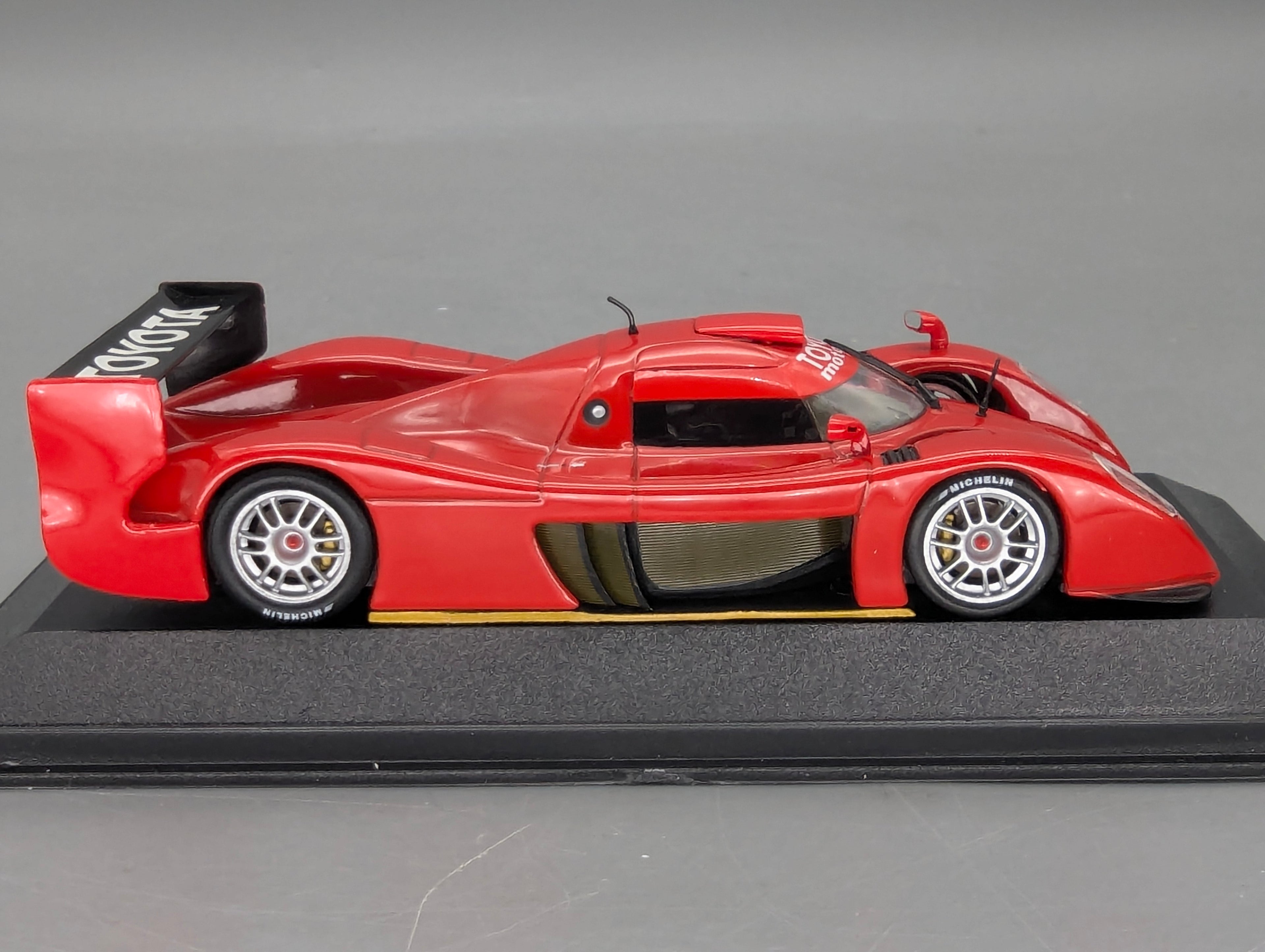 Modellautos 1:43 Minichamps Toyota GT One Street 1999 Red mit OVP