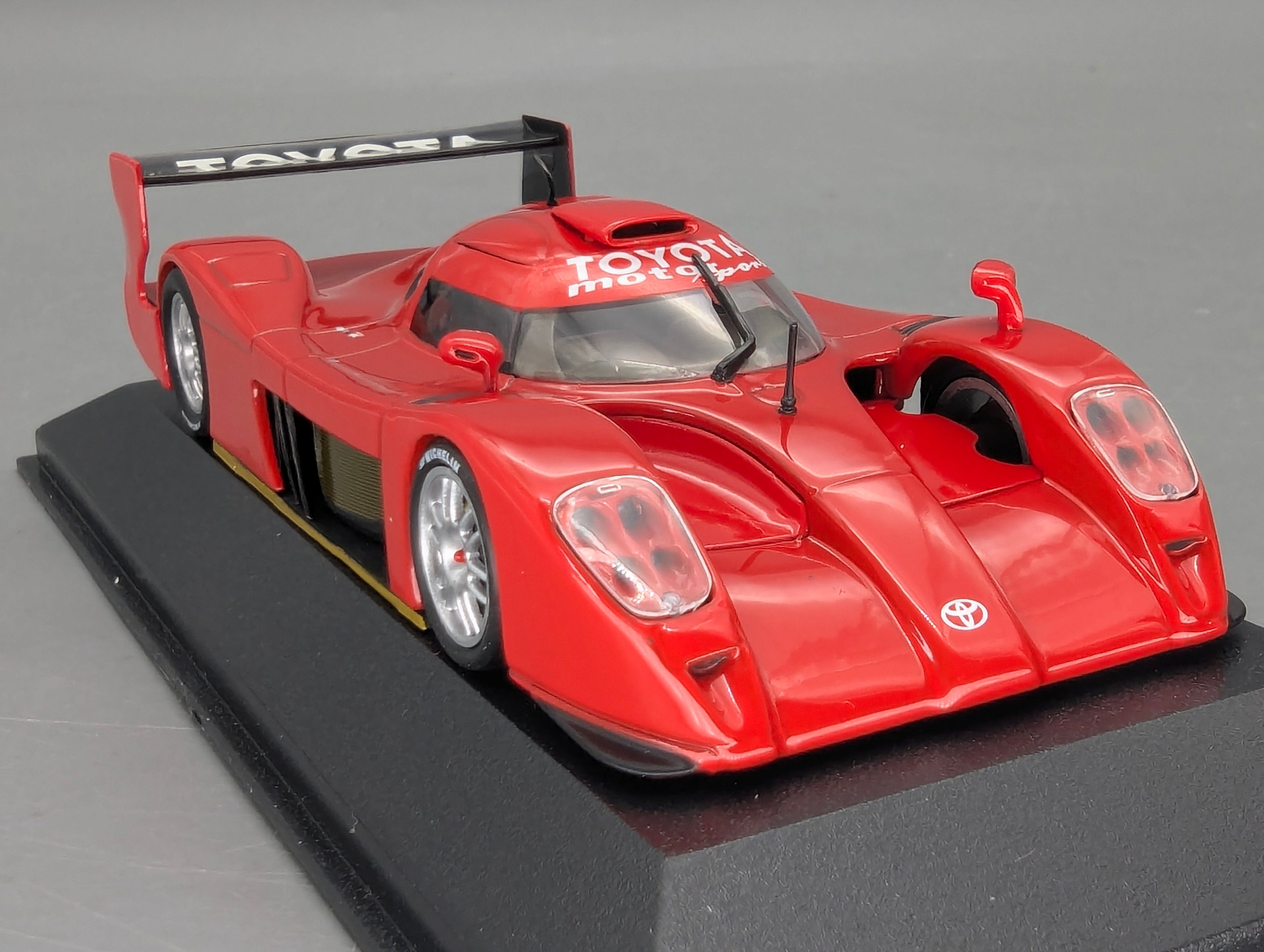 Modellautos 1:43 Minichamps Toyota GT One Street 1999 Red mit OVP