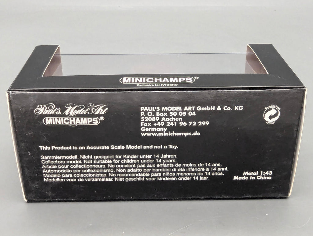 Modellautos 1:43 Minichamps Toyota GT One Street 1999 Red mit OVP