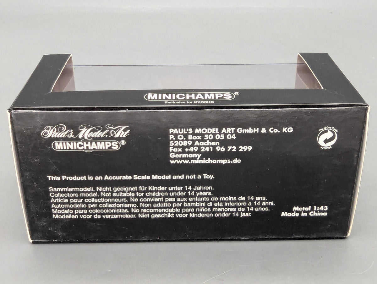 Modellautos 1:43 Minichamps Toyota GT One Street 1999 Red mit OVP
