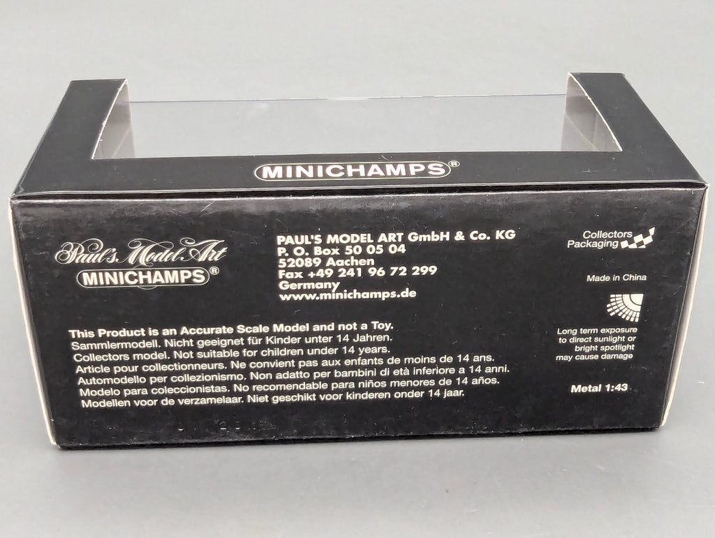 Model Cars 1:43 Minichamps Mercedes Benz SL65 AMG Black Series Silver with original packaging