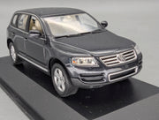 Modellautos 1:43 Minichamps Volkswagen VW Touareg 2002 Black Magic Perleffekt mit OVP