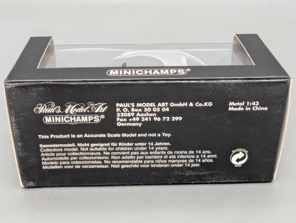 Modellautos 1:43 Minichamps Volkswagen VW Touareg 2002 Black Magic Perleffekt mit OVP