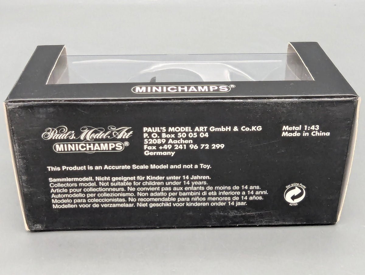 Modellautos 1:43 Minichamps Volkswagen VW Touareg 2002 Black Magic Perleffekt mit OVP