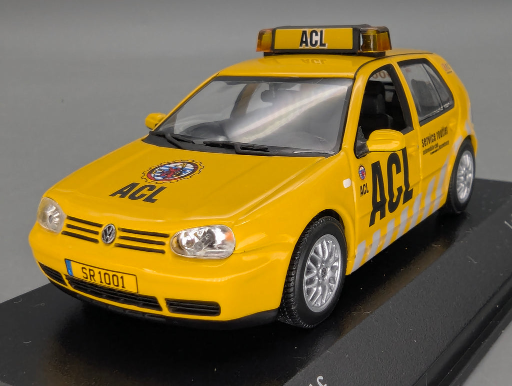 Modellautos 1:43 Minichamps Volkswagen VW Golf 1997 ADAC ACL Luxemburg mit OVP