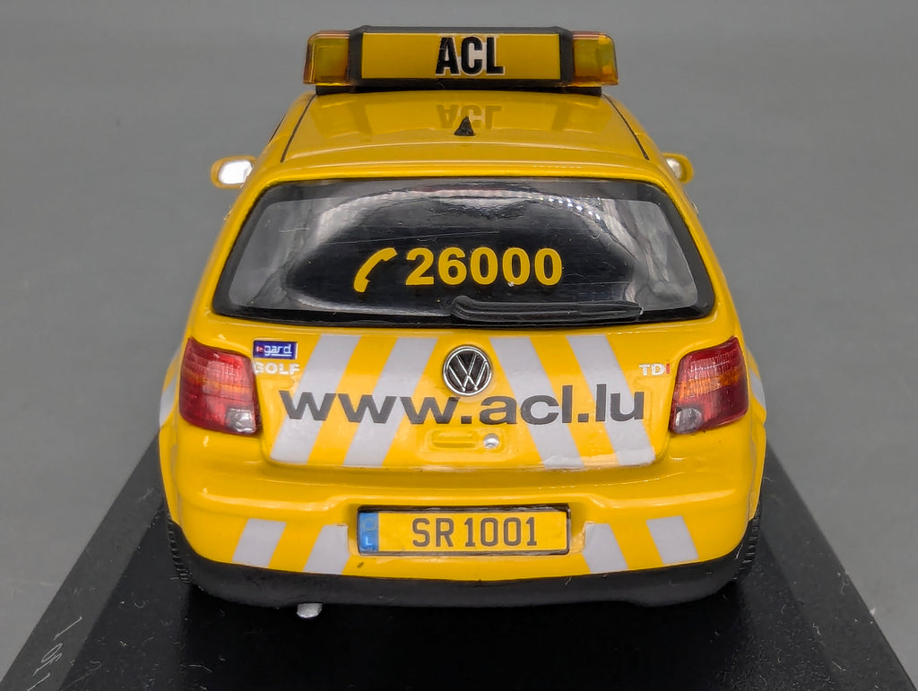 Modellautos 1:43 Minichamps Volkswagen VW Golf 1997 ADAC ACL Luxemburg mit OVP
