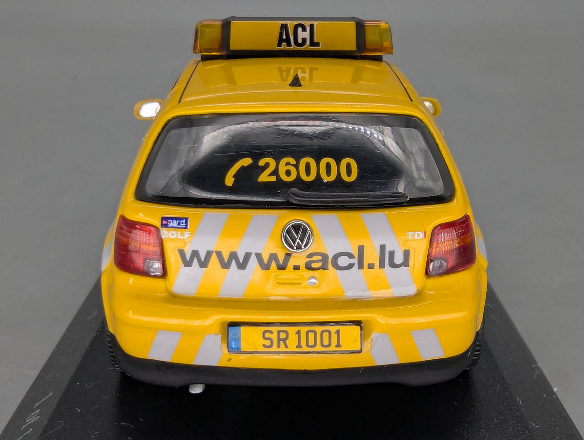 Modellautos 1:43 Minichamps Volkswagen VW Golf 1997 ADAC ACL Luxemburg mit OVP