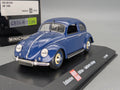 Modellautos 1:43 Minichamps Volkswagen VW 1200 Beetle Käfer Brezelkäfer Blau mit OVP
