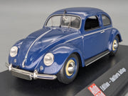Modellautos 1:43 Minichamps Volkswagen VW 1200 Beetle Käfer Brezelkäfer Blau mit OVP