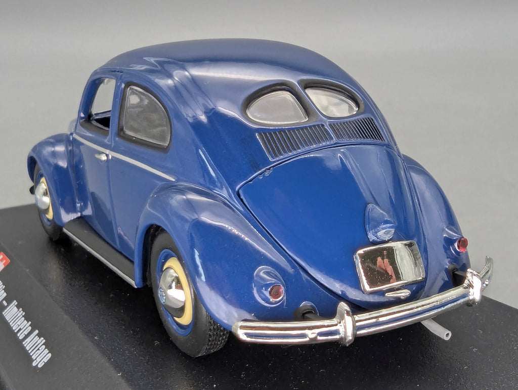 Modellautos 1:43 Minichamps Volkswagen VW 1200 Beetle Käfer Brezelkäfer Blau mit OVP