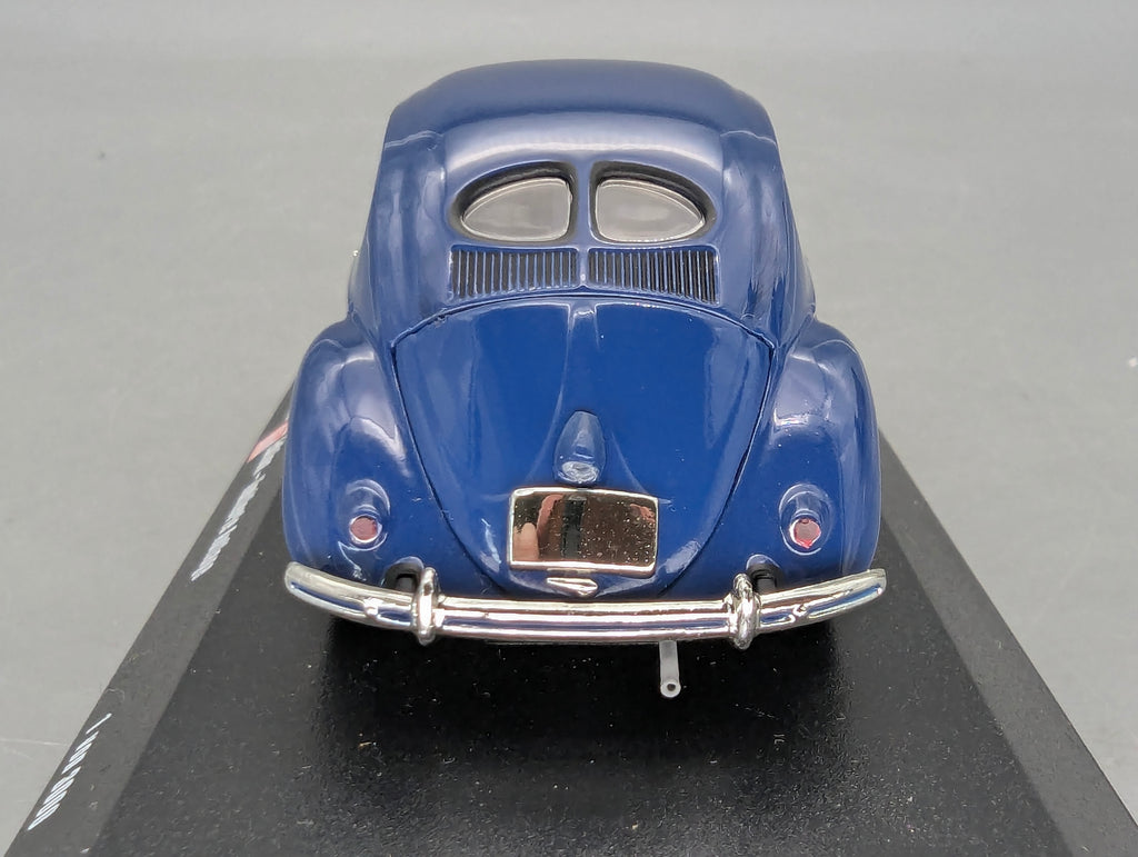 Modellautos 1:43 Minichamps Volkswagen VW 1200 Beetle Käfer Brezelkäfer Blau mit OVP