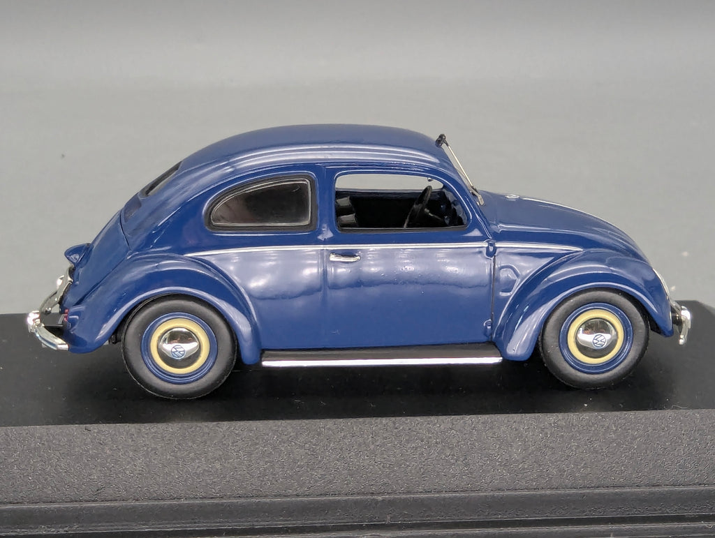 Modellautos 1:43 Minichamps Volkswagen VW 1200 Beetle Käfer Brezelkäfer Blau mit OVP