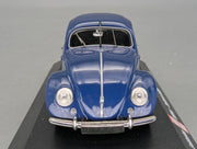 Modellautos 1:43 Minichamps Volkswagen VW 1200 Beetle Käfer Brezelkäfer Blau mit OVP