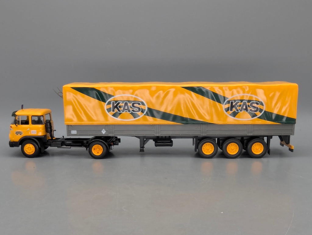 LKW Modell 1:43 Ixo Barreiros Super Azor Sattelzug KAS Naranja