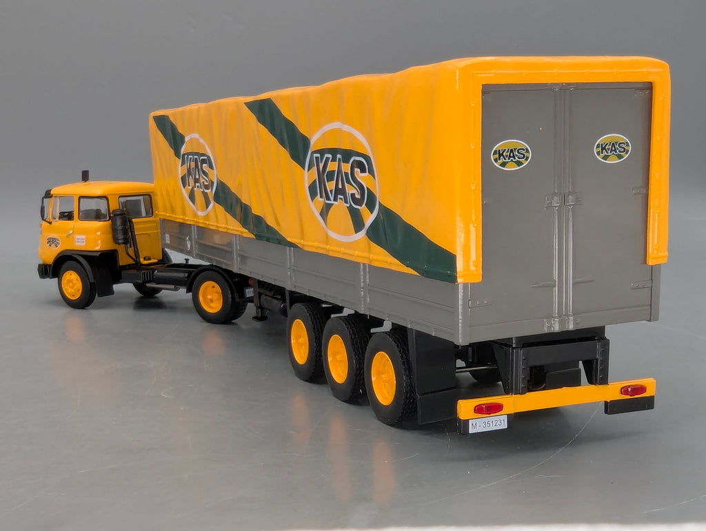 LKW Modell 1:43 Ixo Barreiros Super Azor Sattelzug KAS Naranja