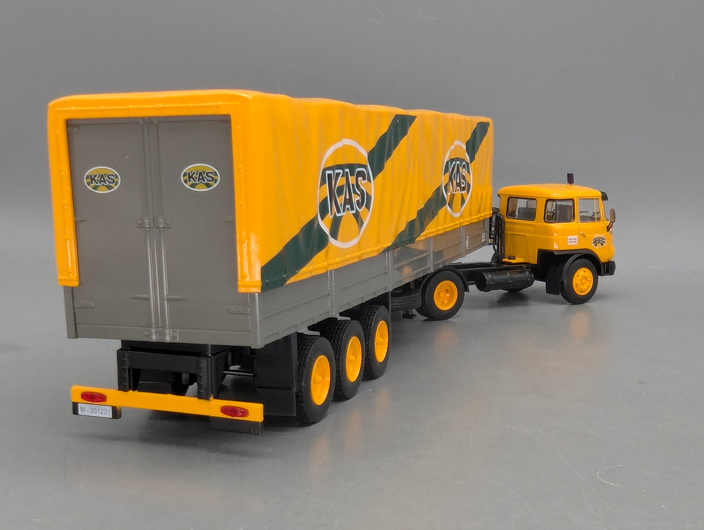 LKW Modell 1:43 Ixo Barreiros Super Azor Sattelzug KAS Naranja