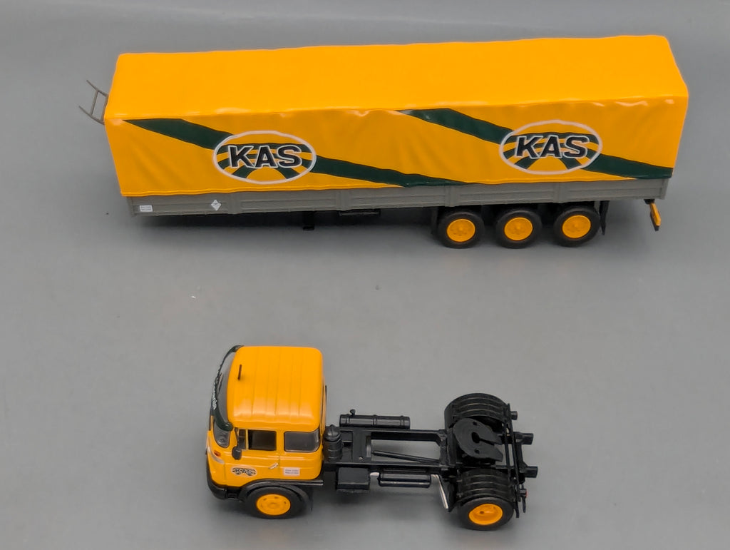LKW Modell 1:43 Ixo Barreiros Super Azor Sattelzug KAS Naranja