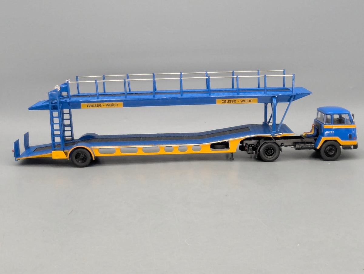 LKW Modell 1:43 Ixo Unic Auteuil Autotransporter Sattelzug Causse Walon mit OVP