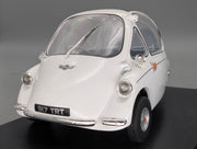 Modellautos 1:18 Oxford Heinkel Trojan 3-Rad Grecian White Weiß mit OVP
