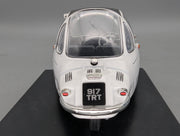Modellautos 1:18 Oxford Heinkel Trojan 3-Rad Grecian White Weiß mit OVP