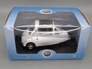 Modellautos 1:18 Oxford Heinkel Trojan 3-Rad Grecian White Weiß mit OVP