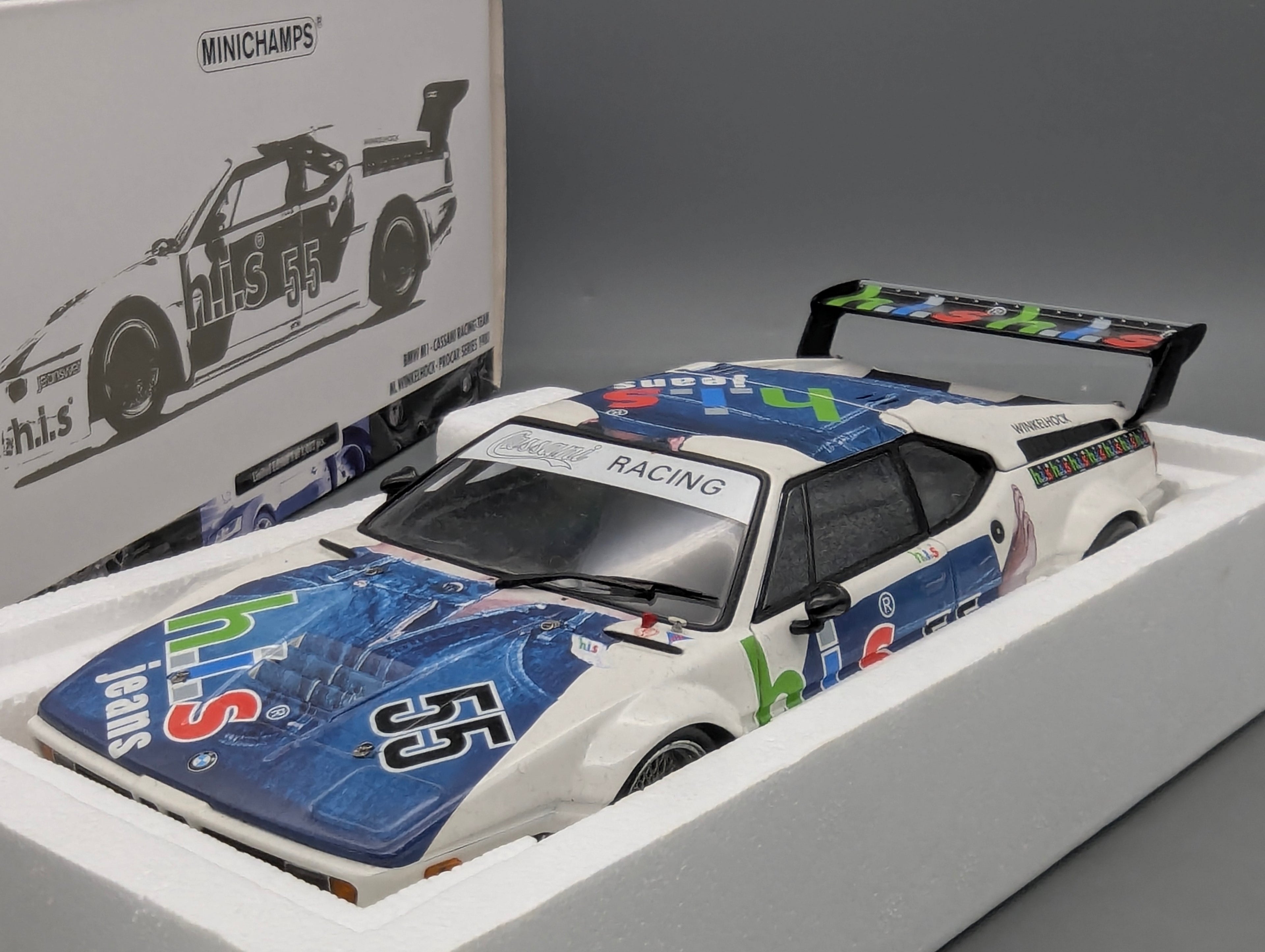 Modellautos 1:18 Minichamps BMW M1 Cassani Procar 1980 #55 M. Winkelhock mit OVP