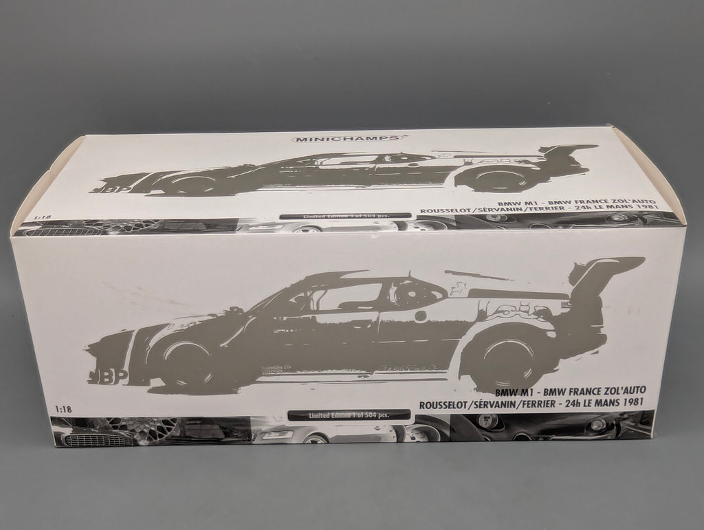 Model Cars 1:43 Minichamps Mercedes Benz SL65 AMG Black Series Silver with original packaging